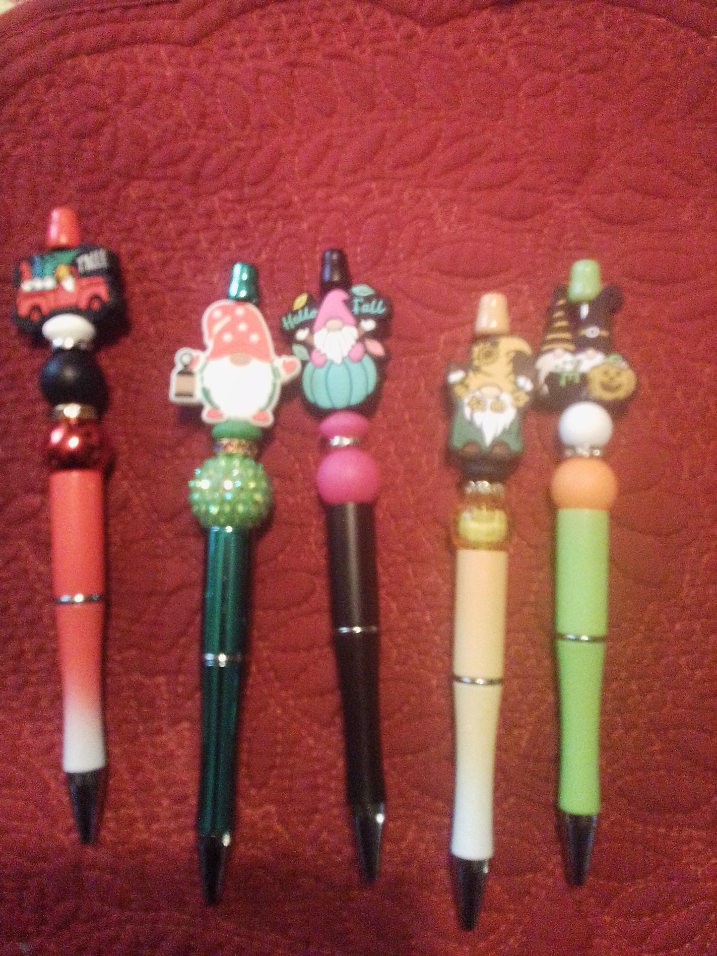 Beaded pens.