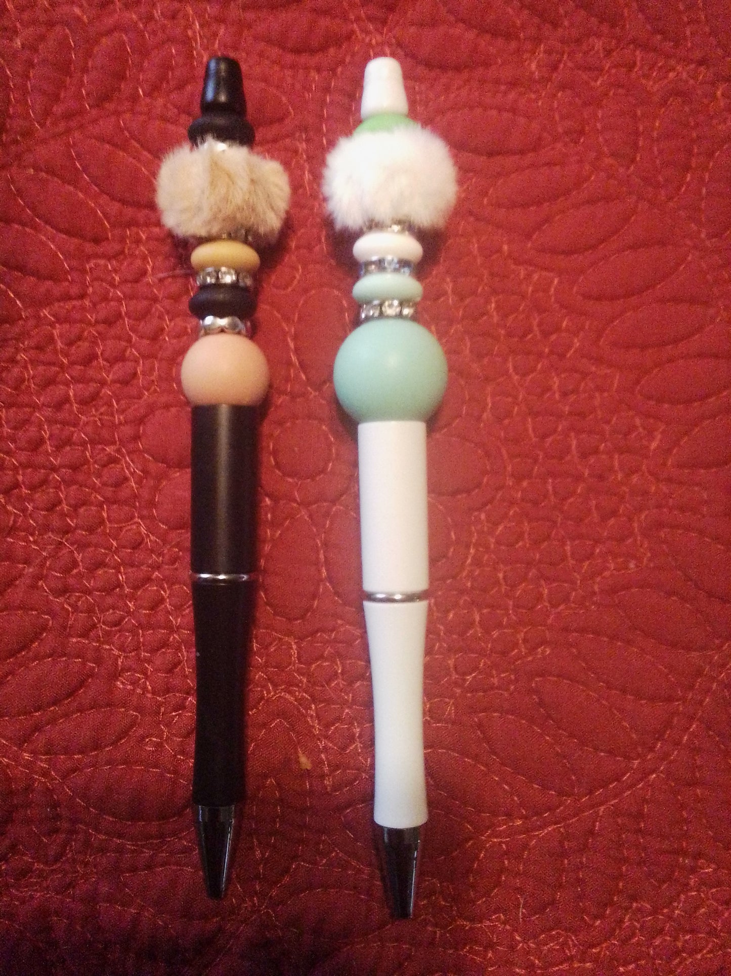 Beaded pens.